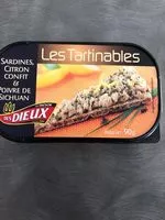 Mängden socker i Sardine citron confit et poivre de Sichuan