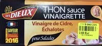 Mängden socker i Thon sauce vinaigrette