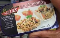 Mängden socker i Les emiettes Sardine