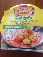 Mängden socker i Falafels Pois Chiches Coriandre & Menthe Riz et Quinoa