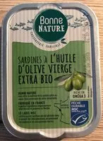Mängden socker i Sardines à l'huile d'olive vierge extra bio