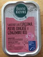Mängden socker i Sardines au curcuma, poivre concassé et gingembre