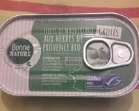 Mängden socker i Filets de maquereaux  aux herbes de Provence bio