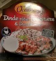 Mängden socker i Dinde rôtie forestière et Duo de riz