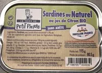 Mängden socker i Sardine au naturel au jus de citron bio