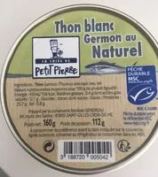 Mängden socker i Thon germon au naturel