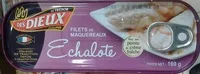 Mängden socker i Filets de Maquereaux Echalote
