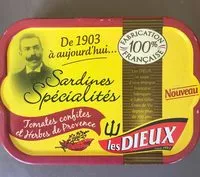 Mängden socker i Sardines specialites tomates confites