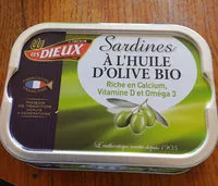 Mängden socker i Sardines huile d'olive bio