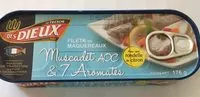 Mängden socker i Filets de maquereaux muscadet et 7 aromates