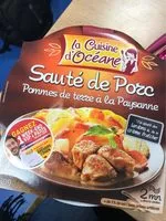 Mängden socker i Sauté  de Porc et Pommes de Terre à la Paysanne