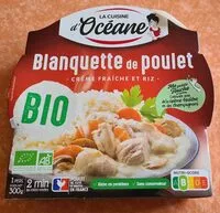 Mängden socker i Blanquette de poulet - crème fraîche et riz