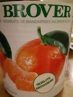 Mängden socker i Segments de mandarine au sirop léger