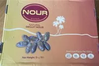 Mängden socker i Nour dattes