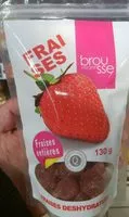 Mängden socker i Fraises déshydratées