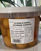 Mängden socker i Citrons confits