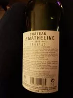 Mängden socker i Château la Matheline Fronsac 2010