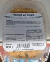 Mängden socker i Taboulé au basilic