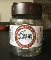 Mängden socker i Petits pois et carottes