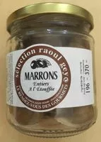 Mängden socker i Marrons entiers à l'étouffée