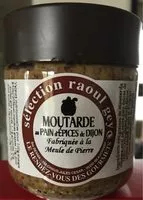 Mängden socker i Moutarde au pain d'épices de Dijon