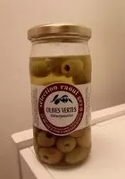 Mängden socker i Olives vertes dénoyautées