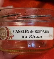 Mängden socker i Caneles de Bordeaux au Rhum