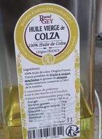 Mängden socker i Huile vierge de colza