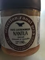 Mängden socker i Sauce gastronomique Nantua