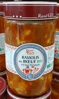 Mängden socker i Raviolis au bœuf