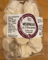Mängden socker i Meringue a l’ancienne