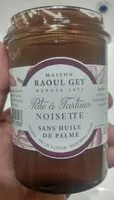 Mängden socker i Pâte à tartiner noisette