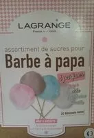 Mängden socker i Assortiment de sucres pour barbes à papa