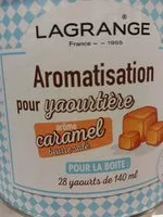 Mängden socker i Aromatisation pour yaourtière, arôme caramel beurre salé