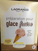 Mängden socker i Preparation pour glace fraise