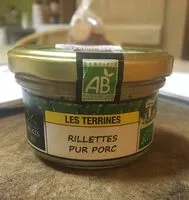 Mängden socker i Rillettes pur porc