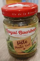 Mängden socker i Pâte de piment vert
