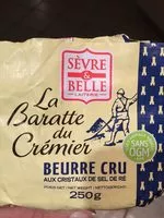 Mängden socker i Beurre cru aux cristaux de sel de Ré