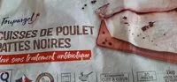 Mängden socker i CUISSES DE POULET PATTES NOIRES