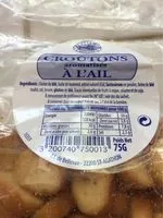 Mängden socker i Croûtons aromatises à l'ail