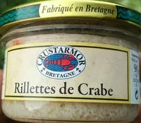 Mängden socker i Rillettes de crabes