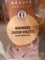 Mängden socker i Meringues Saveur Violette