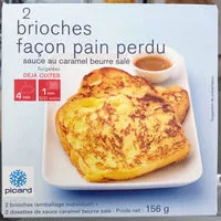Mängden socker i 2 brioches façon pain perdu