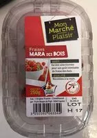 Mängden socker i Fraises Mara des Bois