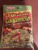 Mängden socker i préparation guacamole