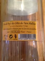Mängden socker i vin de pays des côtes du Tarn moelleux