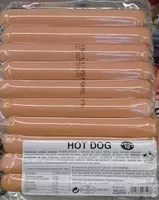 Mängden socker i Hot Dog - Saucisses cuites fumées