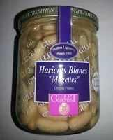 Mängden socker i Haricots blancs "Mogettes"