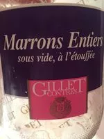 Mängden socker i Marrons entiers