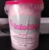 Mängden socker i Barbe a papa Gout Fraise